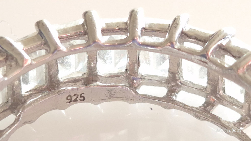 Eternity Band Ring with Glass Stones