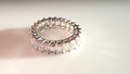 Eternity Band Ring with Glass Stones